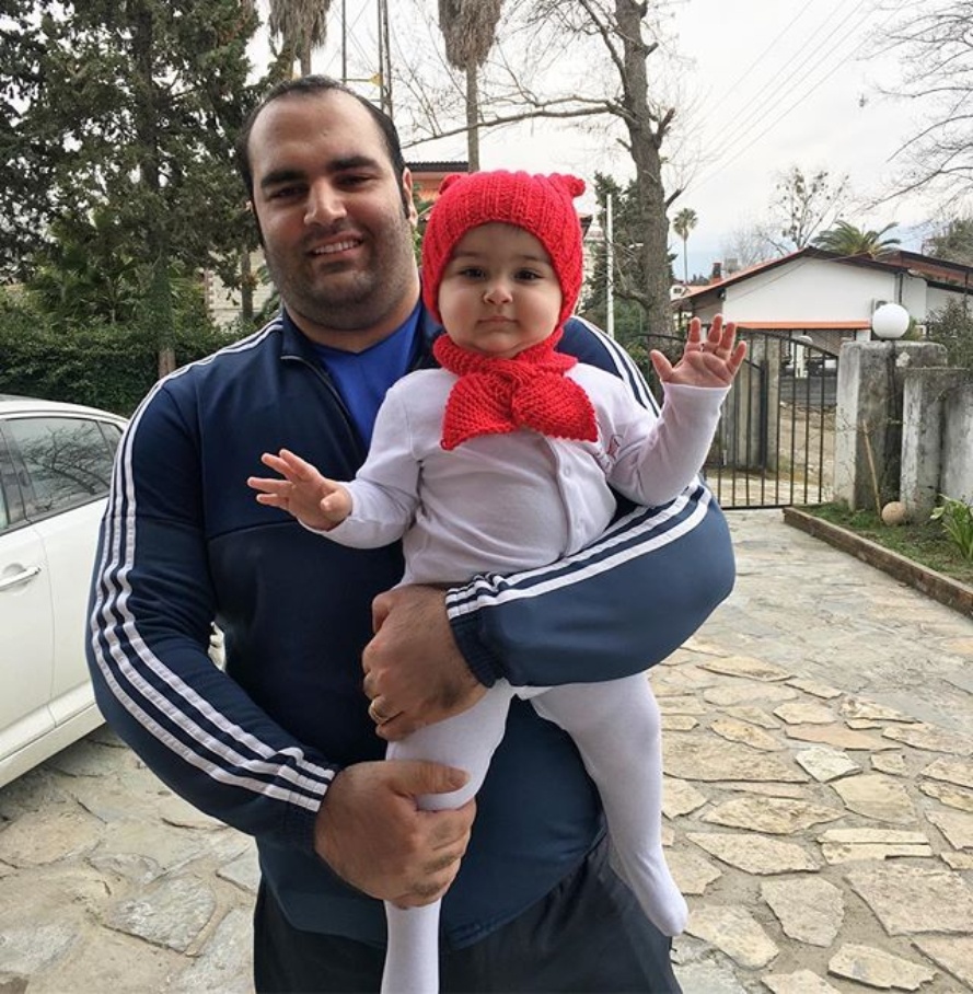 عکس بهداد سلیمی و دخترش