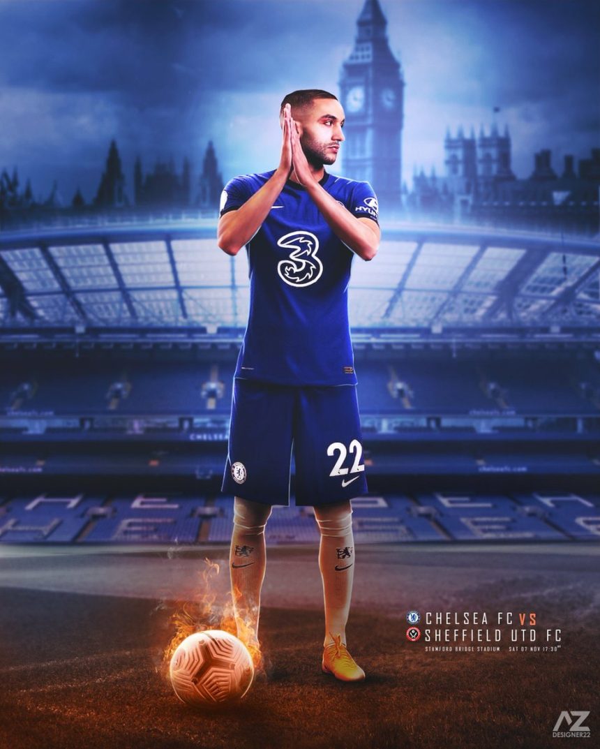 Hakim Ziyech wallpaper 4k 