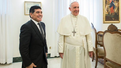Maradona Pope Francis