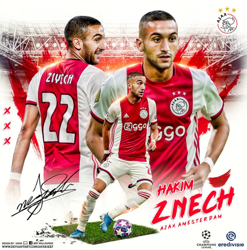 Hakim Ziyech wallpaper for phone 