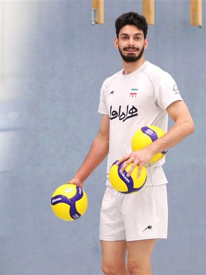 عکس محمد ولی زاده والیبالیست