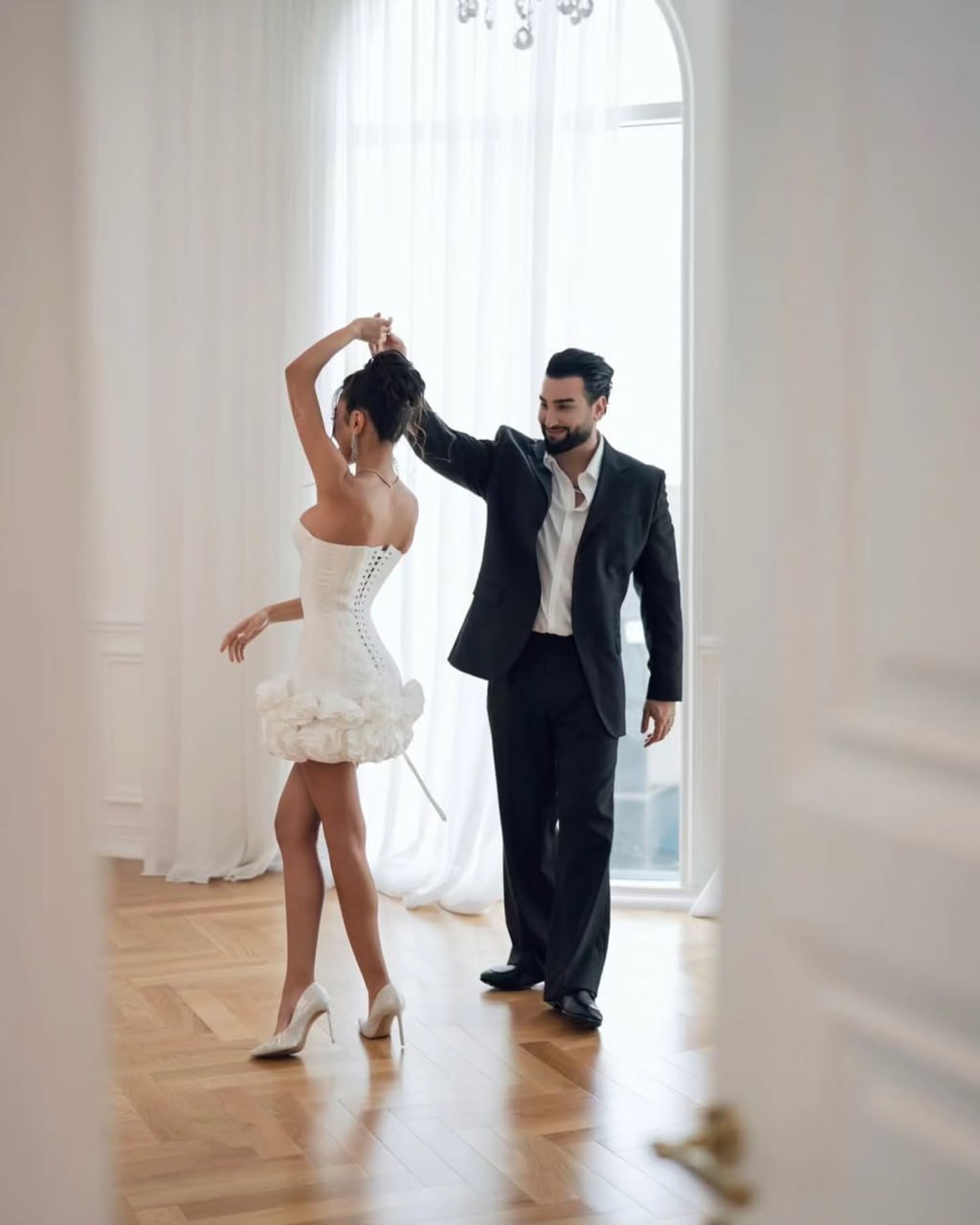 عکس تهی و زنش