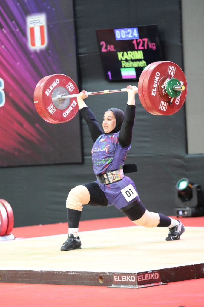 ریحانه کریمی وزنه‌بردار عکس ها