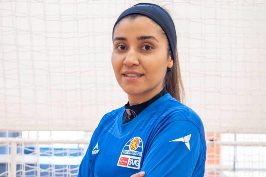 زهرا لطف‌آبادی دروازه‌بان تیم ملی فوتسال