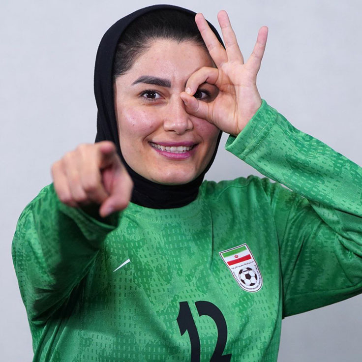 طاهره مهدی‌پور بازیکن فوتسال