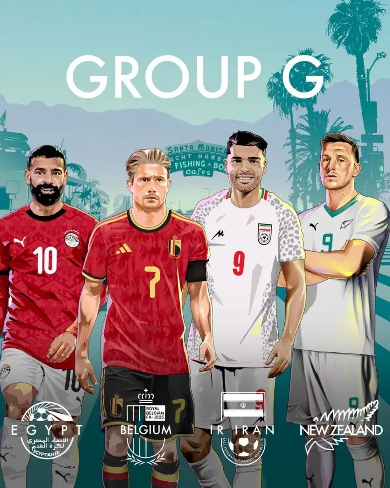 زمان دیدارهای ایران در جام جهانی 2026 - مجله خبری لیورپول زمان دیدارهای ایران در جام جهانی 2026